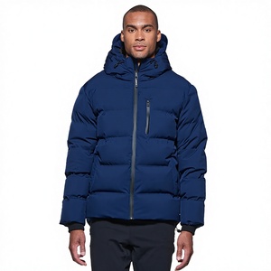 Custom Warm Winter Outdoor <b>Waterproof</b> Down Jacket for Men Breathable Puffer Jacket Windproof Hooded Lightweight <b>Padded</b> <b>Coat</b> - Product Image 3