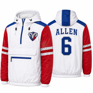 Veste coupe-vent en taffetas pour homme – Personnalisable en gros – Protection contre les intempéries printemps-été-automne-hiver – Coupe régulière, décontractée ou ajustée - Product Image 2
