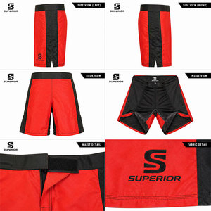 <b>Men</b>’s MMA Fighting Shorts Quick-Dry Elastic Waist Jogger 100% Polyester Customizable Gym & Fight Wear MMA Shorts for <b>Men</b> - Product Image 6