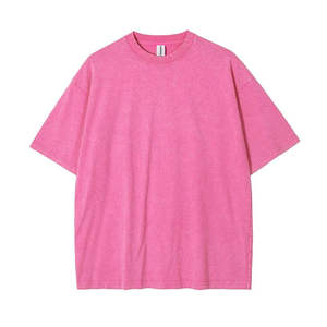 เสื้อยืดโอเวอร์ไซส์สีดำ แขนสั้น คอกลม ผ้าคอตตอนเจอร์ซีย์ ลุคสตรีท สไตล์เรียบง่าย - Product Image 4