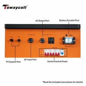 Sistema de Alimentación de Respaldo para el Hogar Tewaycell 51.2V 15kWh Todo en Uno, Gabinete de Almacenamiento de Energía de 300Ah con Función UPS, Inversor Integrado MPPT, Celdas de Grado A - Product Image 5