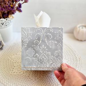 Caja de pañuelos de madera coleccionable con estampado, caja de pañuelos de madera antigua con estampado para monedas y billetes, caja de accesorios al por mayor - Product Image 3