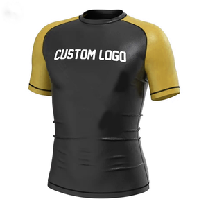 Ensembles de maillots de bain anti-UV en polyester/nylon lavé, écologiques et respirants, séchage rapide, UPF50+, antibactériens, avec impression de logo personnalisé - Product Image 6