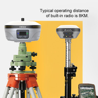 Receptor GPS CHCNAV B5 con Posicionamiento a Nivel Centimétrico, Equipo de Topografía GNSS RTK, Base y Rover GNSS CHC para Topografía