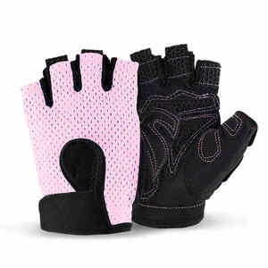 Guantes de Ciclismo Transpirables de Medio Dedo de Nailon de Alta Calidad y Bajo Precio Hechos en Pakistán, Diseño Personalizado para Unisex - Product Image 3
