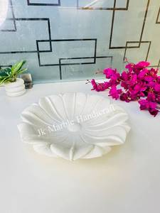 Escultura Floral Tallada en Mármol Pulido Hecha a Mano, Decoración Floral para el Hogar, Imitación Antigua, Precio al por Mayor - Product Image 3