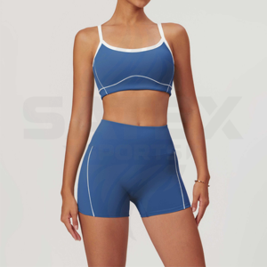 Nuevo Bikini Sexy de Dos Piezas, Top de Color Sólido, Traje de Baño con Parte Inferior de Material Spandex/Nylon, Características Ecológicas - Product Image 1