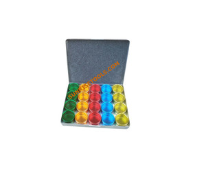 SUNTOOLS/STIPL Kit de test de bijoux en plastique avec poids pour balances à or en Troyes, dans une boîte en bois, pour mesurer la pureté des métaux - Product Image 1