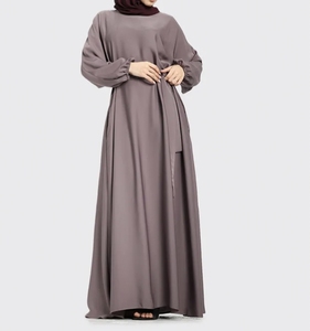2026 Hot sale Kaftan Abaya Handmade Turkish Floor Length Long Sleeve Soft Breathable Fabric Loose Fit Casual Party Wear - Product Image 4