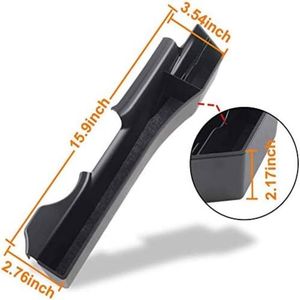 Organizer per Console Centrale Auto Jeep Wrangler JK 4 Porte 2011-2018, Vano Portaoggetti Cambio con Tasca Laterale per Auto con Trasmissione Automatica - Product Image 2