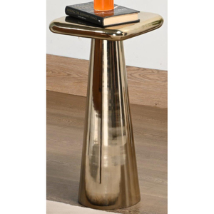 Luxury Antique Gold Leopard Side <b>Table</b> With Tempered Glass Top Creative Animal Shaped Accent End <b>Table</b> For Living Room Hotel Use - Product Image 2