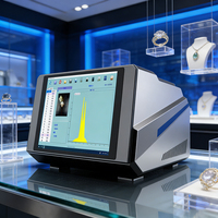 Analizador XRF con Resolución de 145±5 EV, 82 Elementos Metálicos Preciosos, Detector SDD Amptek, Detector No Destructivo de Oro para Joyerías