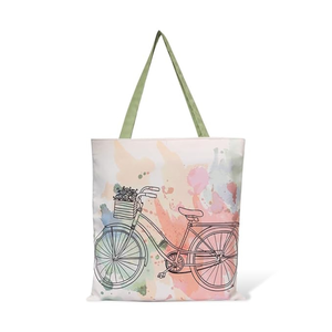 Sac fourre-tout en toile Siemens, taille moyenne, vert, avec poignée d'épaule, fermeture éclair, réutilisable, usage quotidien - Product Image 6