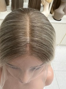 Factory Sale Chinese Virgin Human Hair Lace Front Wigs for Lace Long Length Straight <b>Highlight</b> Average <b>Cap</b> Sizes 150% Density - Product Image 5