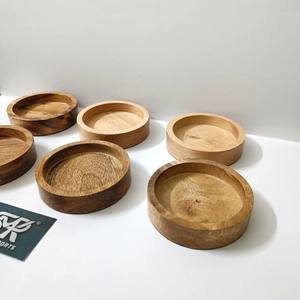 Base Redonda de Madera Sólida de Calidad de Exportación para Lámparas, Plataforma de Madera de Acacia, Mango o Haya para Lámparas de Mesa, Decoración del Hogar - Product Image 5