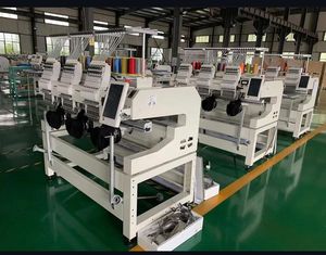 good sales of 1215-Needles 10-Heads High-Speed Computerized Flat Automatic Sewing Machine - Product Image 1
