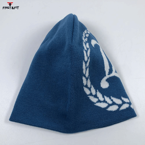 New Design Autumn Winter High Quality Cotton Fleece Fabric Beanie Cap 3D Embroidery Breathable Waterproof <b>Light</b> Weight <b>Multi</b> - Product Image 6