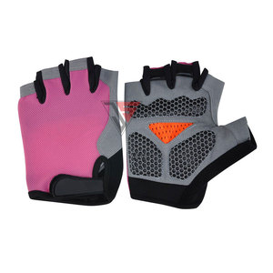 Gants de cyclisme demi-doigts respirants et antidérapants pour hommes, gants de vélo pour sports de plein air, en tissu polyester - Product Image 1