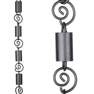 Chaînes de pluie en métal de forme ronde et cylindrique, style contemporain pour jardins et espaces extérieurs, vente en gros depuis l'Inde - Product Image 3