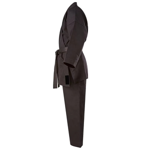 Tenue d'entraînement de karaté durable en mélange de coton premium, anti-rétrécissement, respirante, avec logo personnalisé, ensemble de kimono d'arts martiaux - Product Image 5