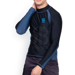 Camiseta de Protección Solar para Hombre Hecha de Spandex/Poliéster, Diseño de Logotipo Personalizado, Camiseta de Protección Solar para Hombre en Tallas Grandes en Venta - Product Image 2