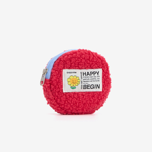 Lambswool กระเป๋าใส่เหรียญแฟชั่นสำหรับทุกเพศสีแบบพกพาขนาดเล็ก - Product Image 2