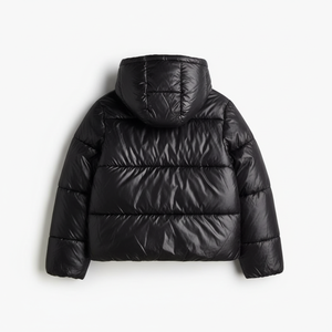 Manteau d'hiver à col montant uni en duvet, veste matelassée en coton, veste épaisse et chaude pour homme - Product Image 2