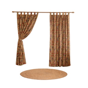 Rideau occultant en velours uni tissé pour la maison, l'hôtel, le bureau et les cafés - Product Image 1