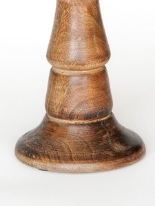 Handcrafted Natural Wood Heart-Shaped Candle Jars <b>Set</b> of 3 Rustic Farmhouse Christmas Wedding Tabletop Decor - Product Image 2