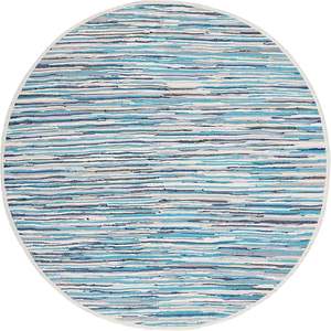 Alfombras redondas de algodón para interior del hogar, personalizadas, para sala de estar - Product Image 3