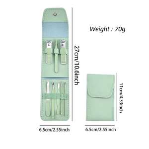 Juego de Manicura de Alta Calidad de 8 Piezas, Cortaúñas de Acero Inoxidable de Color, Juego de Tijeras para Uñas Totalmente Personalizado ANAAIF - Product Image 3