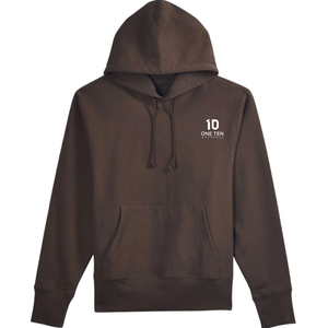 Mens Relaxed Fit Pullover Hooded Sweatshirt <b>Brown</b> Color Soft <b>Fleece</b> Hoodie Casual Long Sleeve Warm Comfort Streetwear Winter - Product Image 1