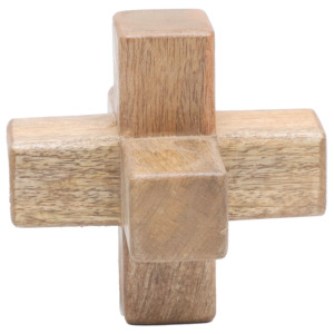ไม้กางเขนตกแต่ง ของตกแต่งบ้านจากไม้ธรรมชาติ |   ขายส่ง OEM - Product Image 1