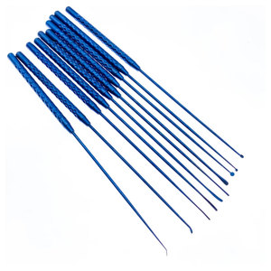 Micro-curette manuelle de précision 21 cm en acier inoxydable pour micro-chirurgie, micro-spatule dissection, micro-crochet pour nerfs et vaisseaux - Product Image 1