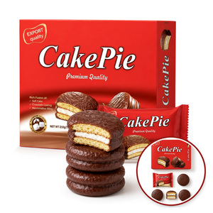 International Standard Hot Sale Tasty Vietnam Manufacturer Supply <b>Chocolate</b> Pie Packed 6 packs in Box - Product Image 3