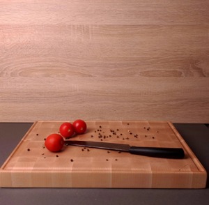 Planche à découper en bambou massif, rectangulaire, épaisse, durable, lavable au lave-vaisselle, extra large, en bois de grain traversant - Product Image 6