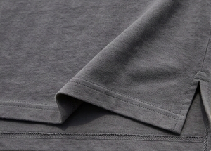 Camiseta Gris Extra Grande de Manga Corta, Cuello Redondo, Algodón, Informal, para Senderismo al Aire Libre - Product Image 5
