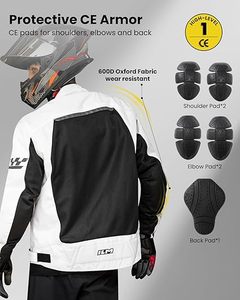 Men PU Leather Motorcycle Riding <b>Jacket</b> Keep Warm Windproof Motorbike Clothing Breathable Motocross <b>Racing</b> <b>Jacket</b> With Armor - Product Image 5