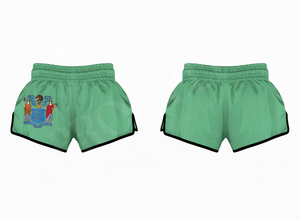 Shorts de Muay Thai Taille Haute Couleur Personnalisée – Dernier Design pour Kickboxing, Arts Martiaux, Entraînement – Respirant en Satin pour la Gym - Product Image 3