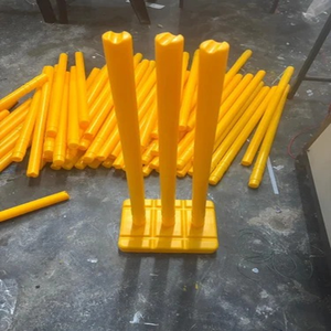 VS Sports India – Ensemble de stumps de cricket en PVC premium, double couture, pour droitier/gaucher, robuste, léger, portable, grand format, pour extérieur - Product Image 6