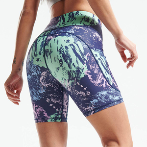 Custom Women Yoga Wear Fitness <b>Shorts</b> Peach Butt Hip Lifting <b>Tight</b> Breathable Elastic Waist Yoga Leggings And Yoga <b>Shorts</b> - Product Image 6