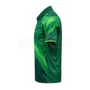 Chemise de cricket moderne à manches courtes avec tissu doux 100% polyester et design performant pour les séances d'entraînement et les matchs - Product Image 3