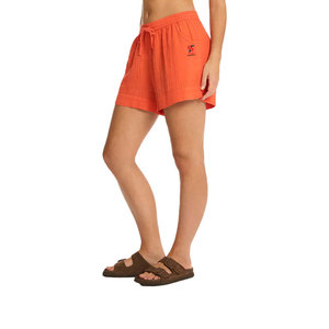 Short Deportivo para Mujer, Sólido, Deluxe, Cómodo, No Transparente, Alta Elasticidad, Estiramiento en Cuatro Direcciones, para Correr, Playa - Product Image 4