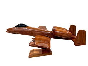 Modèle d'avion en bois A-10 Thunderbolt, modèle réduit en bois massif, fabrication artisanale, provenant du Vietnam - Product Image 4