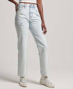 Pantalon en toile 100 % coton délavé gris coupe ample taille mi-haute décontracté pour femme – Idéal pour l'automne - Product Image 3