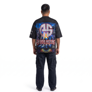 Camiseta de Hombre OEM Oversize 100% Algodón 180GSM Estilo Urbano de Alto Gramaje con Estampado Puff Personalizado y Sublimación, Gráfico Frontal 4XL-6XL - Product Image 2