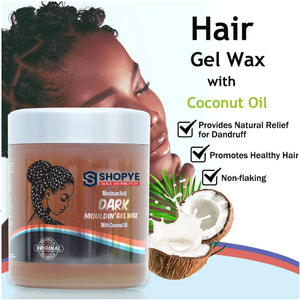 Cire coiffante unisexe à tenue forte avec huile de coco pour tresses et coiffures – Anti-frisottis, brillance et lissage – Offre spéciale - Product Image 1