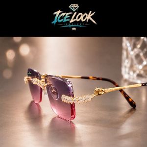 Premium Quality Iced Out Diamond <b>Sunglasses</b> Luxury Fashion Eyewear for Men and Women for Daily Styling Events - Product Image 2
