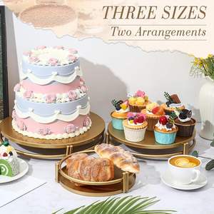 Support à gâteau en métal très demandé pour la décoration de gâteaux, les événements de bureau et la présentation décorative des aliments, disponible à un prix raisonnable - Product Image 5