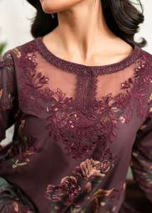 Shalwar Kameez pour femmes, design en tissu lawn, vêtements d'hiver pakistanais respirants pour les fêtes, disponibles au prix de gros - Product Image 3